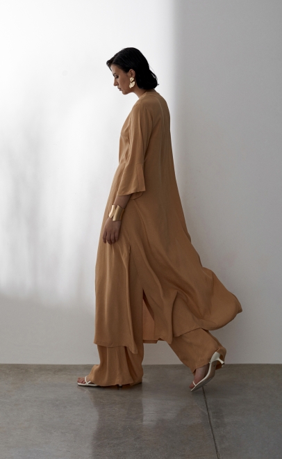 Брюки женские пшеничный (61952-2) фото