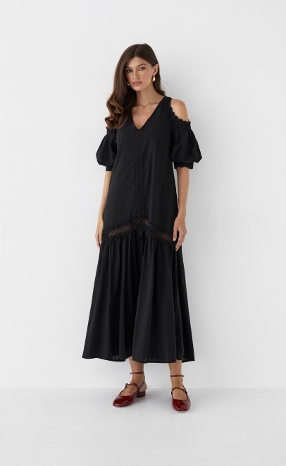 Платье женское чёрный (55479-3) фото