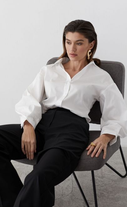 Брюки женские чёрный (13015) фото