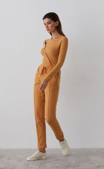 Брюки женские бледно-золотой (61761-1) фото