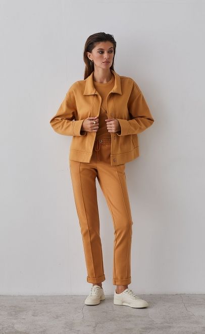 Брюки женские бледно-золотой (61761-1) фото