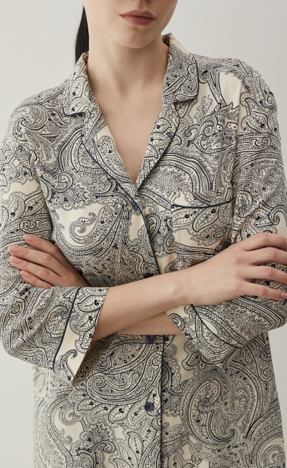 Пижама с брюками из вискозы  (56440) фото