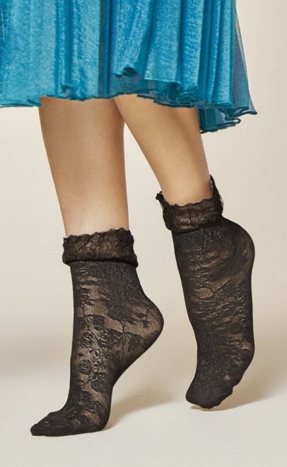 Носки нейлоновые фантазийные  (G1050 Bouquet 30d-1) фото