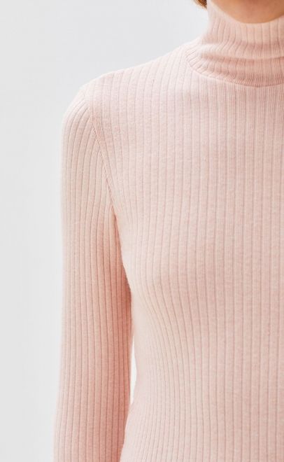Водолазка женская нежно-розовый (51990-3) фото