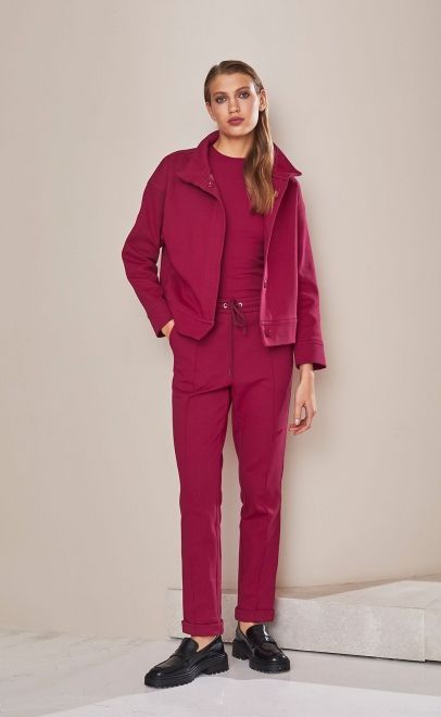 Футболка женская пурпурно-красный (61764-3) фото