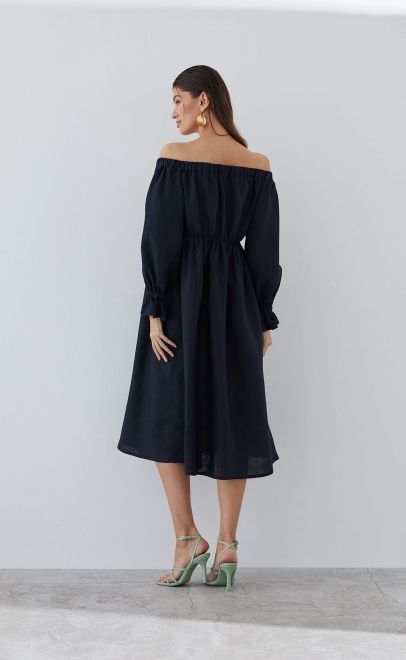 Платье летнее женское чёрный (61855-3) фото