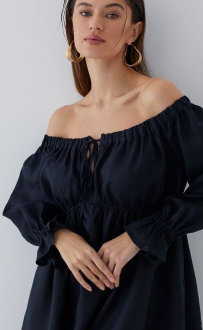 Платье летнее женское чёрный (61855-3) фото