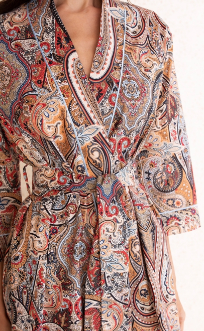 Халат домаший женский бежевый (61760-1) фото