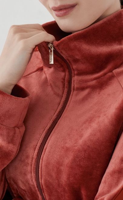 Костюм домашний женский терракотовый (20466-2) фото