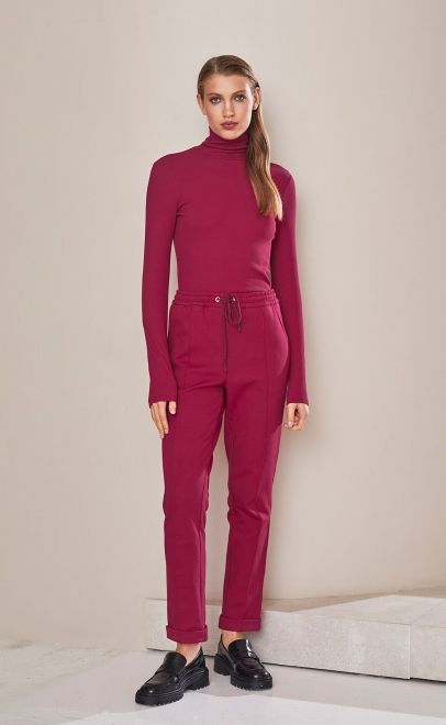 Водолазка женская пурпурно-красный (61766-3) фото