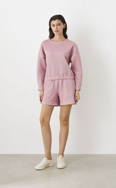 Толстовка женская розовый (30526) фото