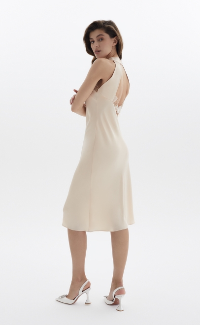 Сорочка женская из вискозы с кружевом  (61799-2) фото