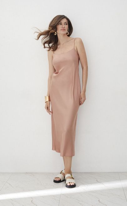 Платье летнее женское светло-коричневый (61920-1) фото