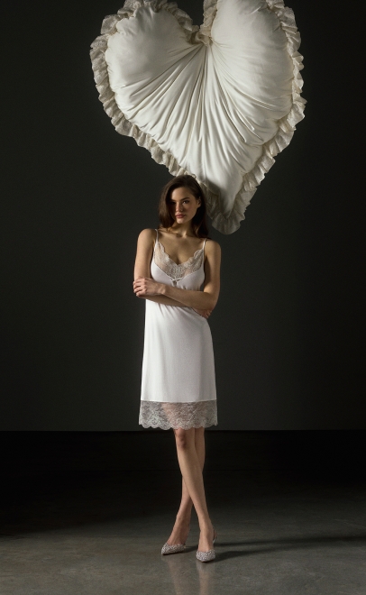 Ночная сорочка женская молочный (52173) фото