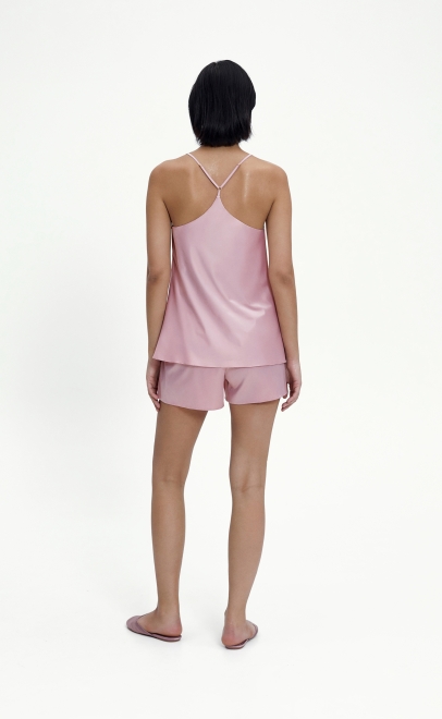 Пижама с шортами женская розовый (61888-9) фото