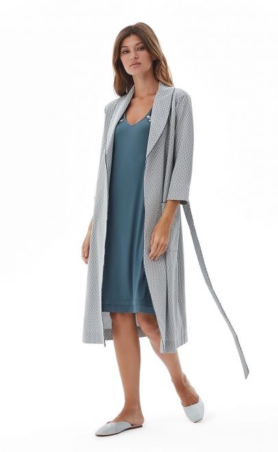 Сорочка женская с декором тёмный изумруд (51983) фото