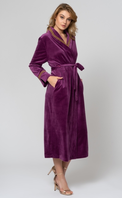 Халат велюровый  (20348-2) фото