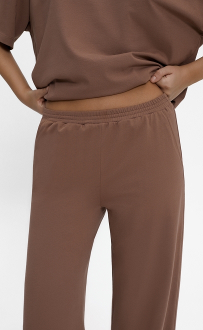 Пижама с брюками женская кофе (55515-2) фото