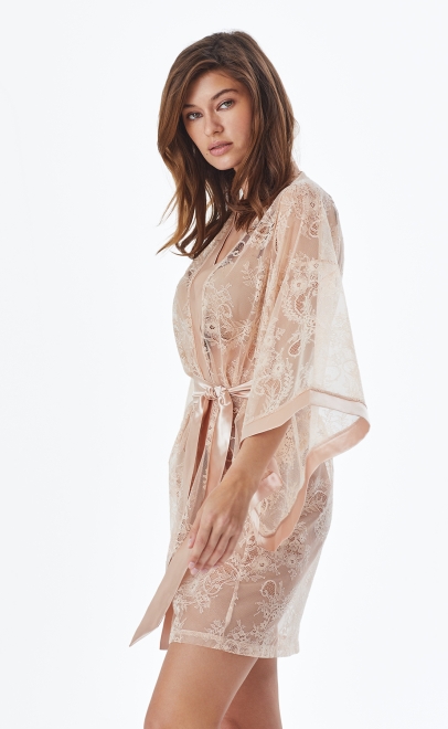 Кружевное кимоно  (54084-16) фото
