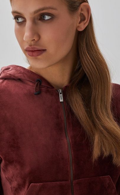 Толстовка женская ореховый (20424-3) фото