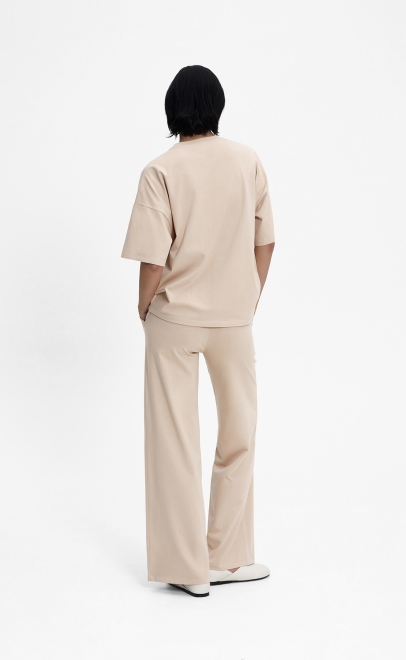 Пижама с брюками женская бежевый (55515-7) фото