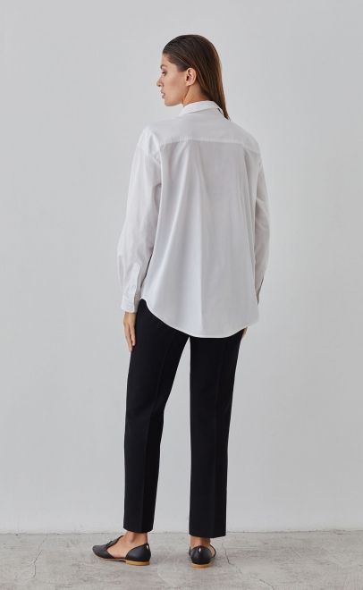 Рубашка женская белый (55455-1) фото
