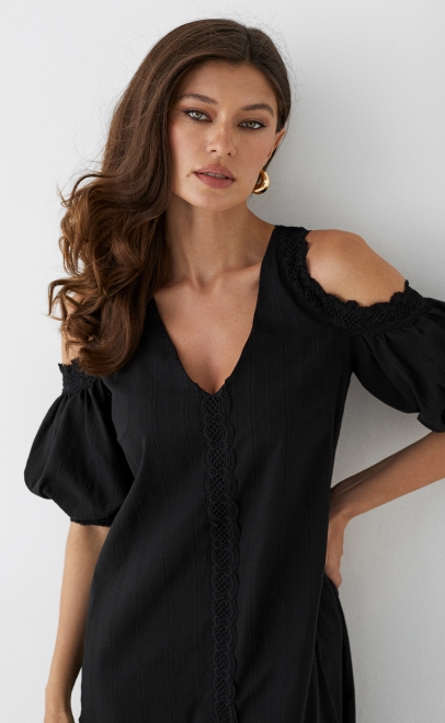 Платье женское чёрный (55479-3) фото