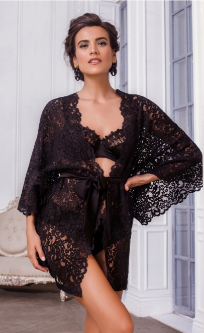Кружевное кимоно  (54088-7) фото