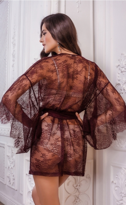 Кружевное кимоно  (54083-14) фото