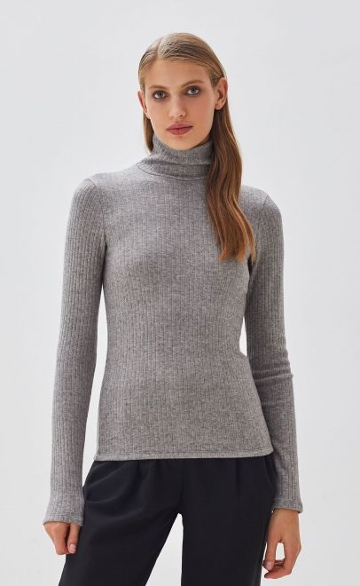 Водолазка женская серый (51990-4) фото