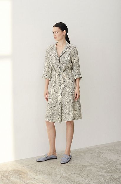 laete Халат-рубашка домашняя из вискозы