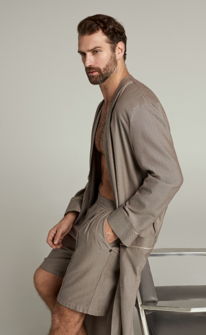 Пижама мужская с шортами  (30569) фото