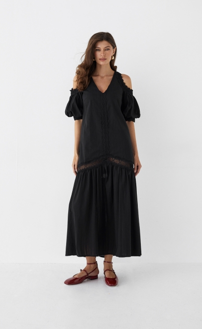 Платье женское чёрный (55479-3) фото