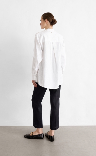 Рубашка женская белый (62112-3) фото