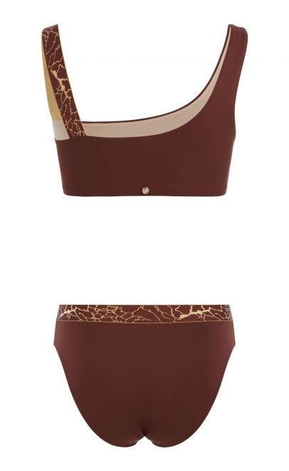  Раздельный купальник-лиф-топ с мягкой чашкой с вытачками  (212751L+212791N) фото