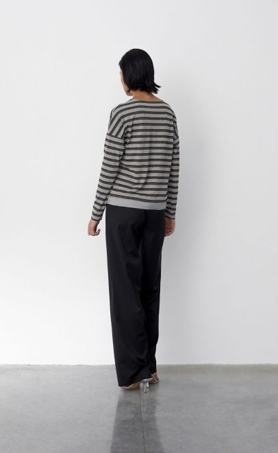 Лонгслив женский светло-серый (56498-2) фото