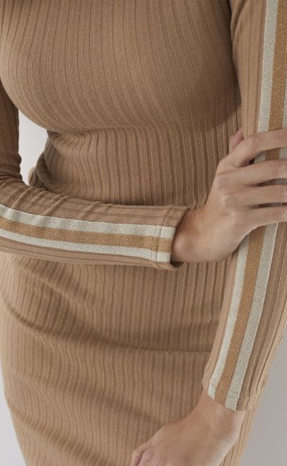 Платье женское песочный (30496-3) фото