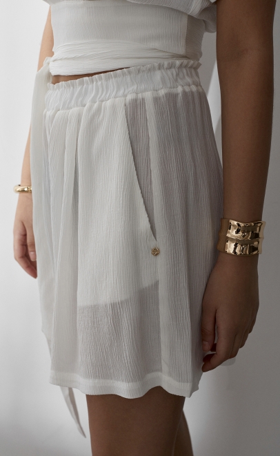 Шорты женские белый (61954-3) фото