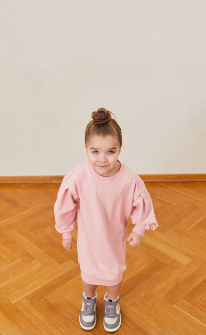 Толстовка для девочки розовый (30450-3) фото