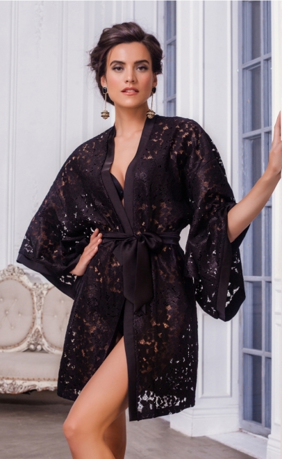 Кружевное кимоно  (54089-7) фото