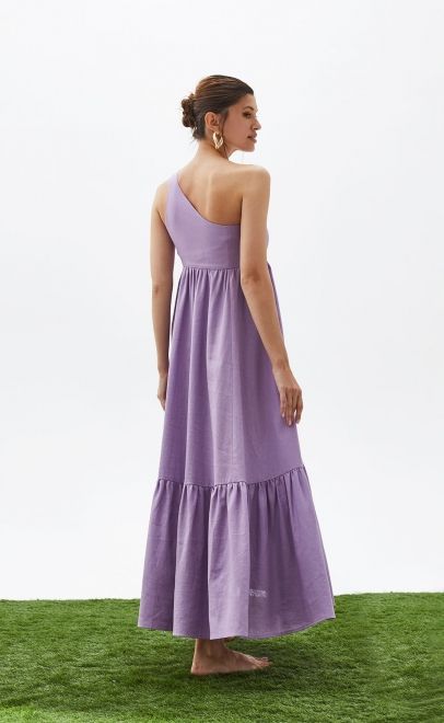 Платье летнее женское сиреневый (61776-13) фото
