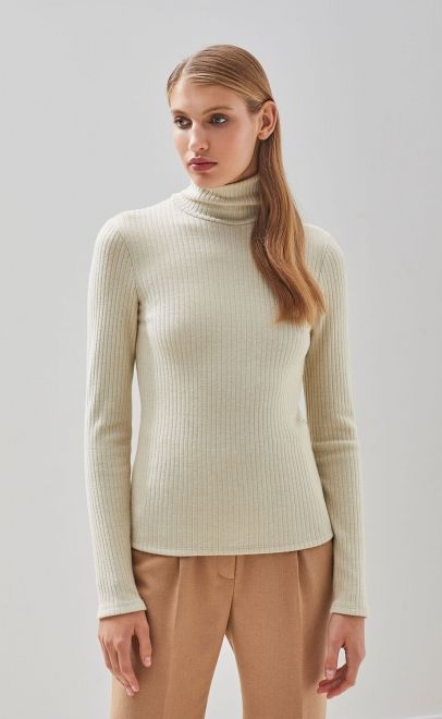 Водолазка женская холодный бежевый (51990-5) фото