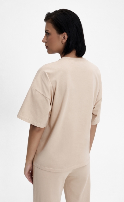 Пижама с брюками женская бежевый (55515-7) фото