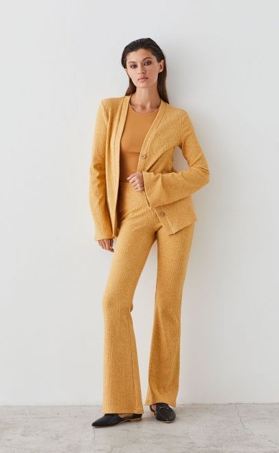 Костюм женский бледно-золотой (52086-1) фото