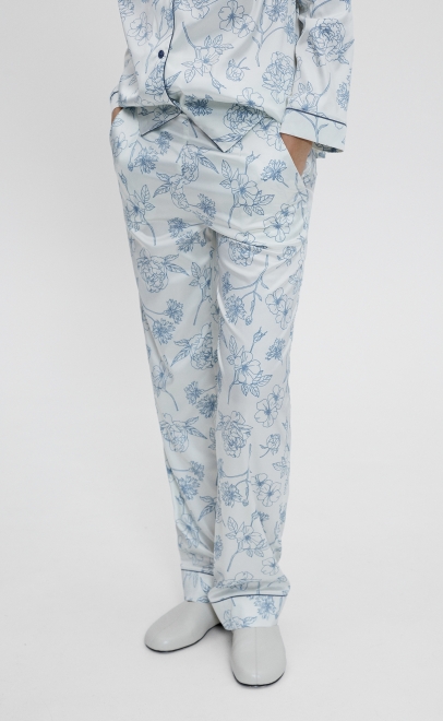 Пижама с брюками бежевый (60544-5+60545-5) фото