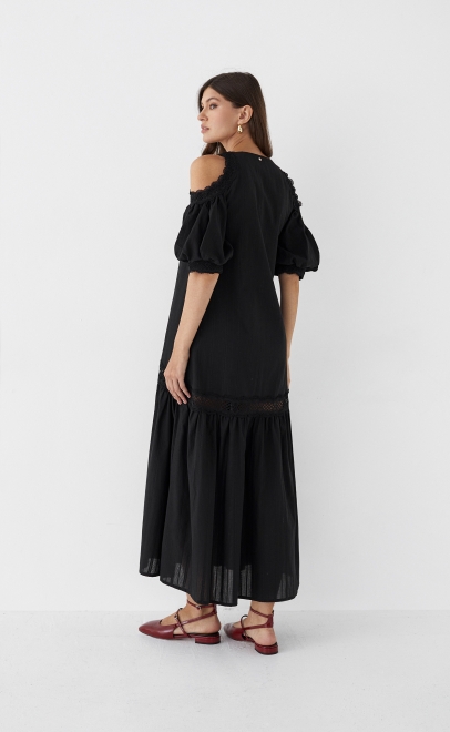 Платье женское чёрный (55479-3) фото