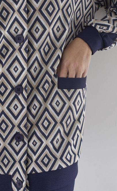 Кардиган женский синий (30498-2) фото