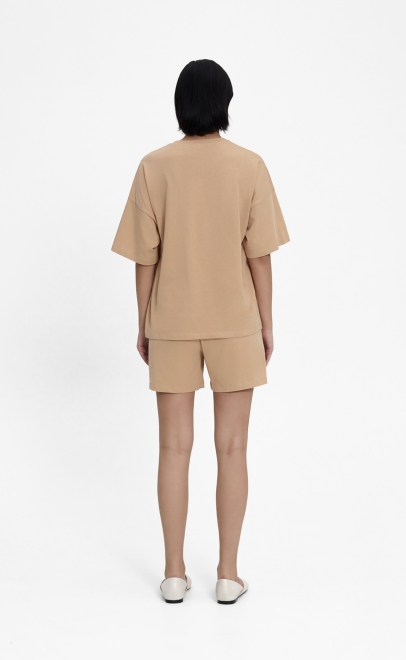 Пижама с шортами женская светло-бежевый (55512-10) фото