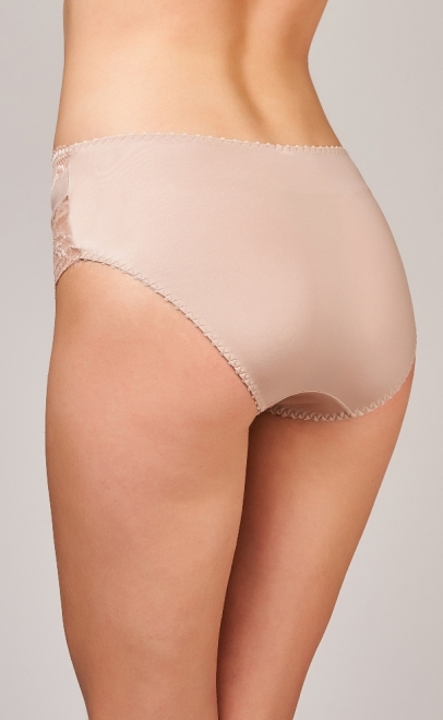 Трусики слип с кружевом  (N06-57) фото