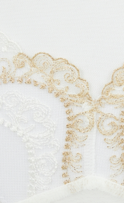 Трусики слип макси молочно-золотой (N07-211-1) фото